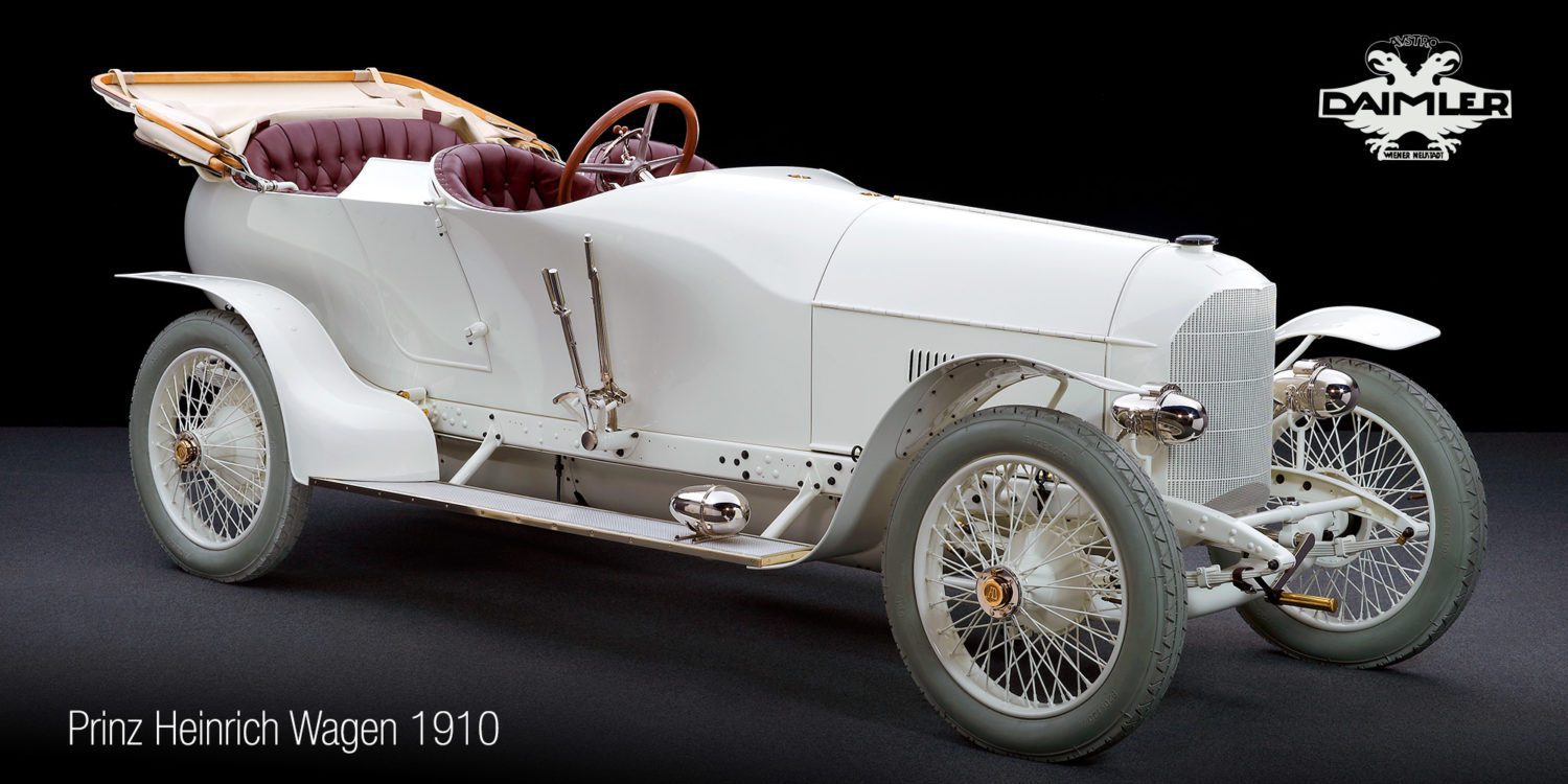 Das historische Automobile Prinz Heinrich Wagen 1910 ist ausgestellt bei fahr(T)raum