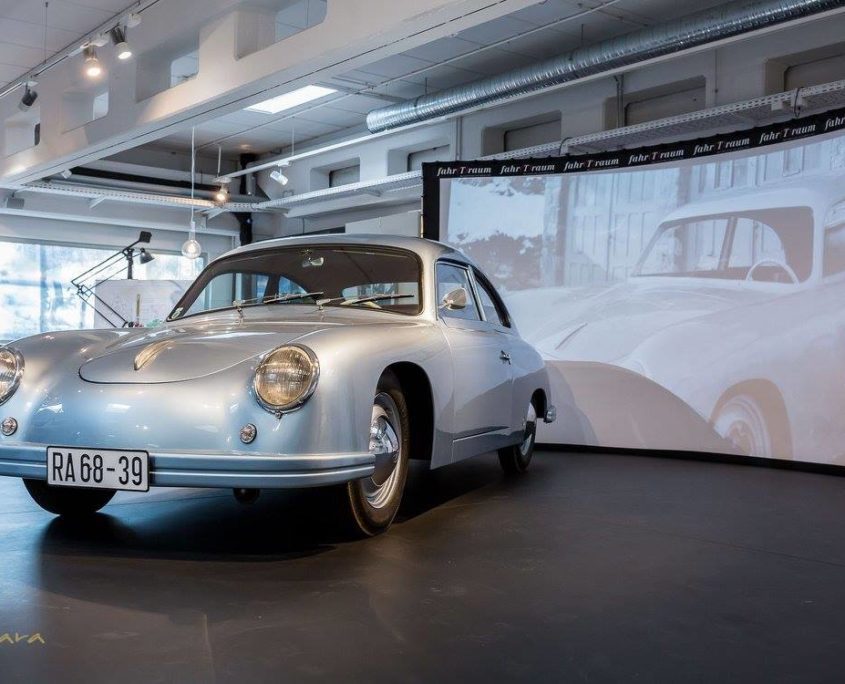 Der DDR Porsche bei der Sonderausstellung von fahr(T)raum ausgestellt 