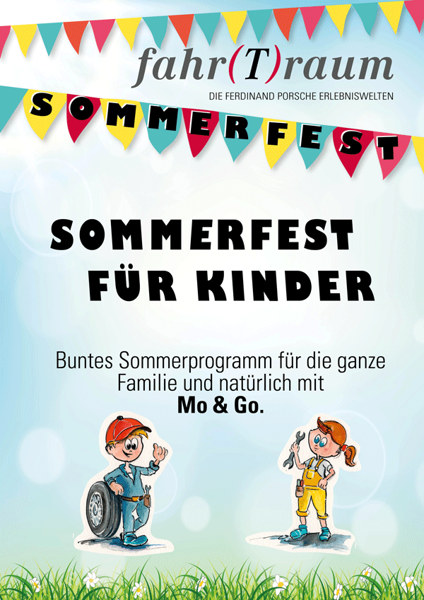 fahrTraum Sommerfest für Kinder in Mattsee Poster